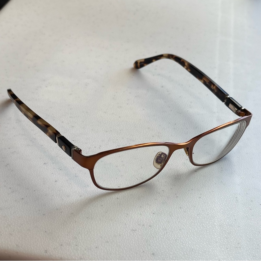KATE SPADE NEW YORK JAYLA 05BZ Eyeglasses Frames BROWN TORT TEMPLES 50-17-135
